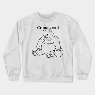 Bad Bear with Honey Pot Crewneck Sweatshirt